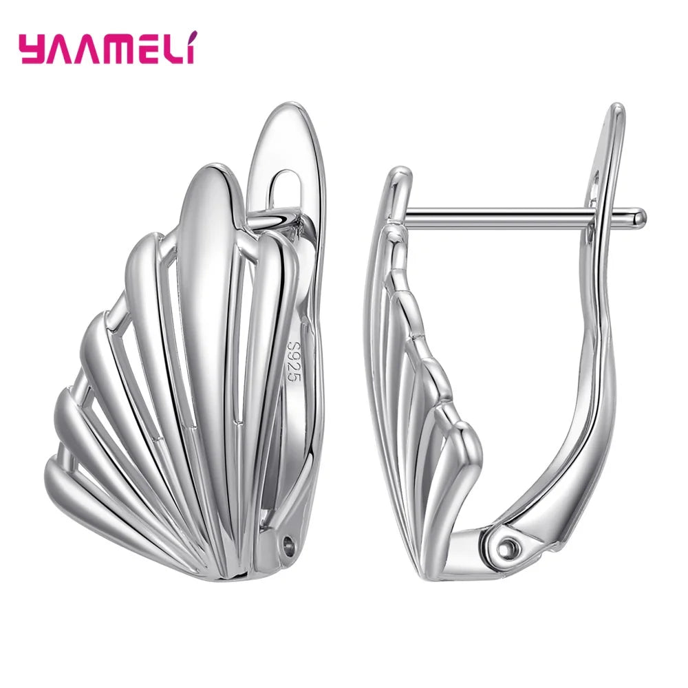 Real 100% 925 Sterling Silver Color Zircon Findings Earrings Leverback Earwire Fittings Components Accessories Handmade Supplies Qme Design 30