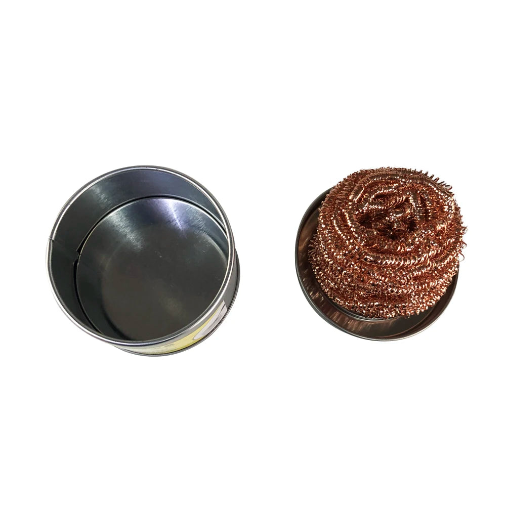 Cleaning Ball Desoldering Soldering Iron Mesh Filter Nozzle Tip Qme