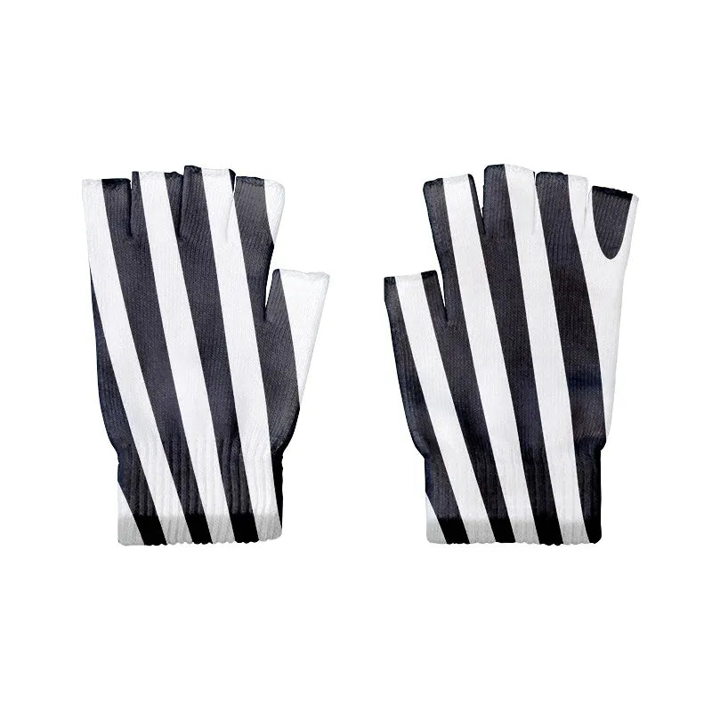 Women Winter Touch Screen Mittens Cute Black White Zebra Leopard Qme style5 One Size China Mainland