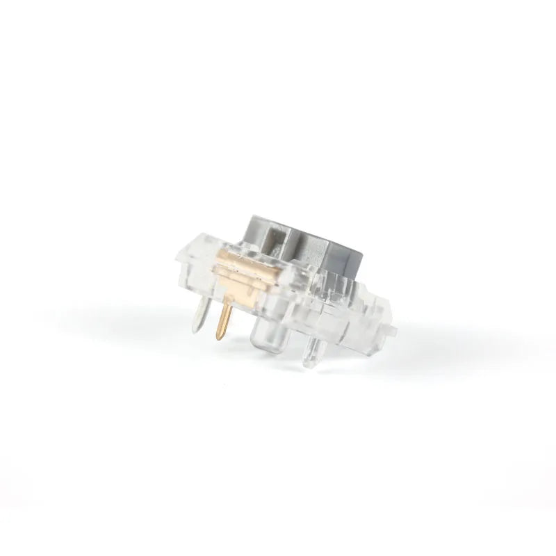 Kailh Choc Silver Crystal Switch Low Profile Switch Chocolate Mechanical Keyboard Switch RGB SMD Silver Stem Linear Hand Feeling Qme
