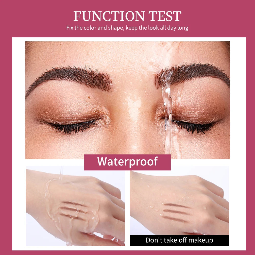 QIBEST 2pcs Clear Eyebrow Styling Gel Waterproof Transparent Eyebrow Gel Eyebrows Sculpt Soap Eyebrow Wax Setting Gel Makeup Set Qme