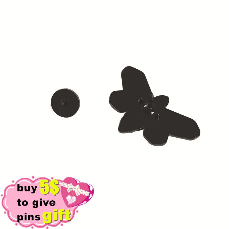 Breaking Bad Enamel Pins Wholesale Butterfly Car TV Series Lapel Pin Cartoon Shirt Brooches Badge Jewelry Gift for Fans Friends Qme