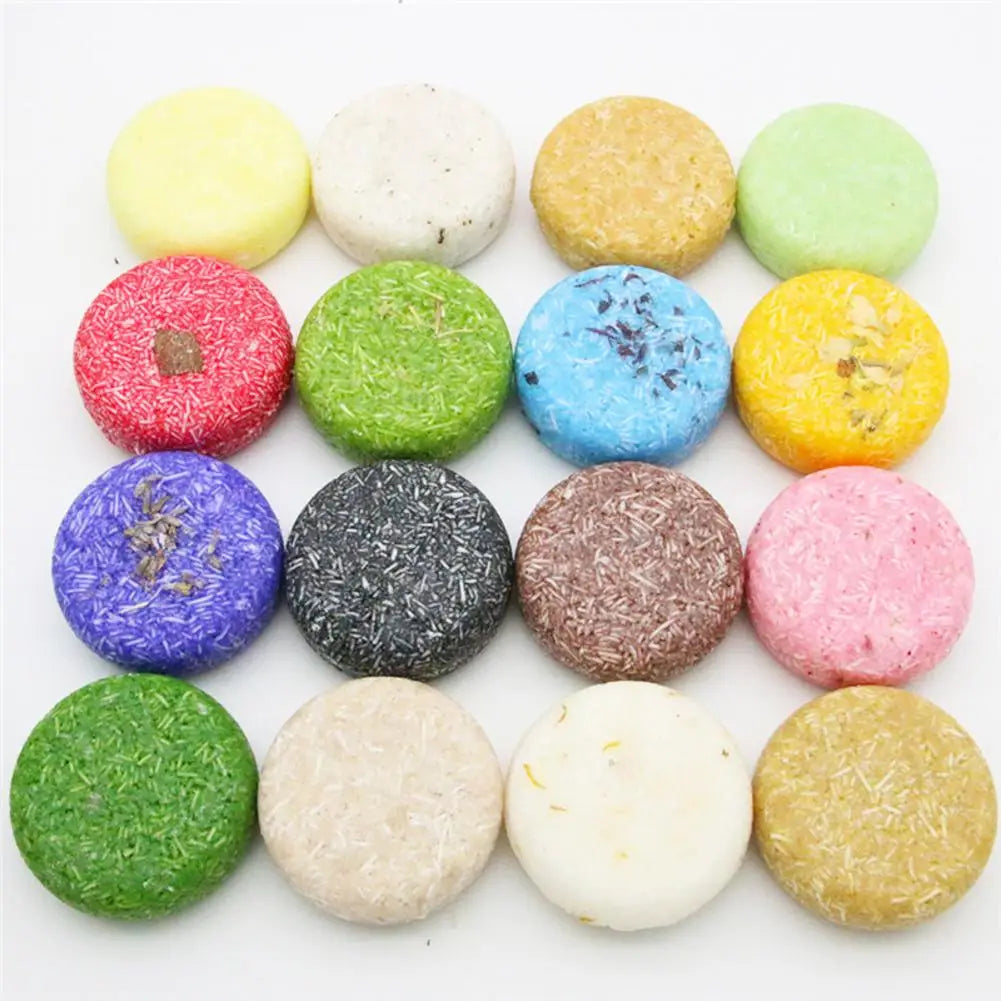 12 Colors 55g Handmade Hair Shampoo Soap Cold Processed Cinnamon Ginger Shampoo Bar 100% Pure Hair Shampoos Hair Care Tool 40 Qme