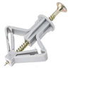 50Pcs Nylon Plane Type Expansion Bolt Special Expansion Screws Butterfly Shaped Gypsum Wall Hardware Accessories Qme Gray