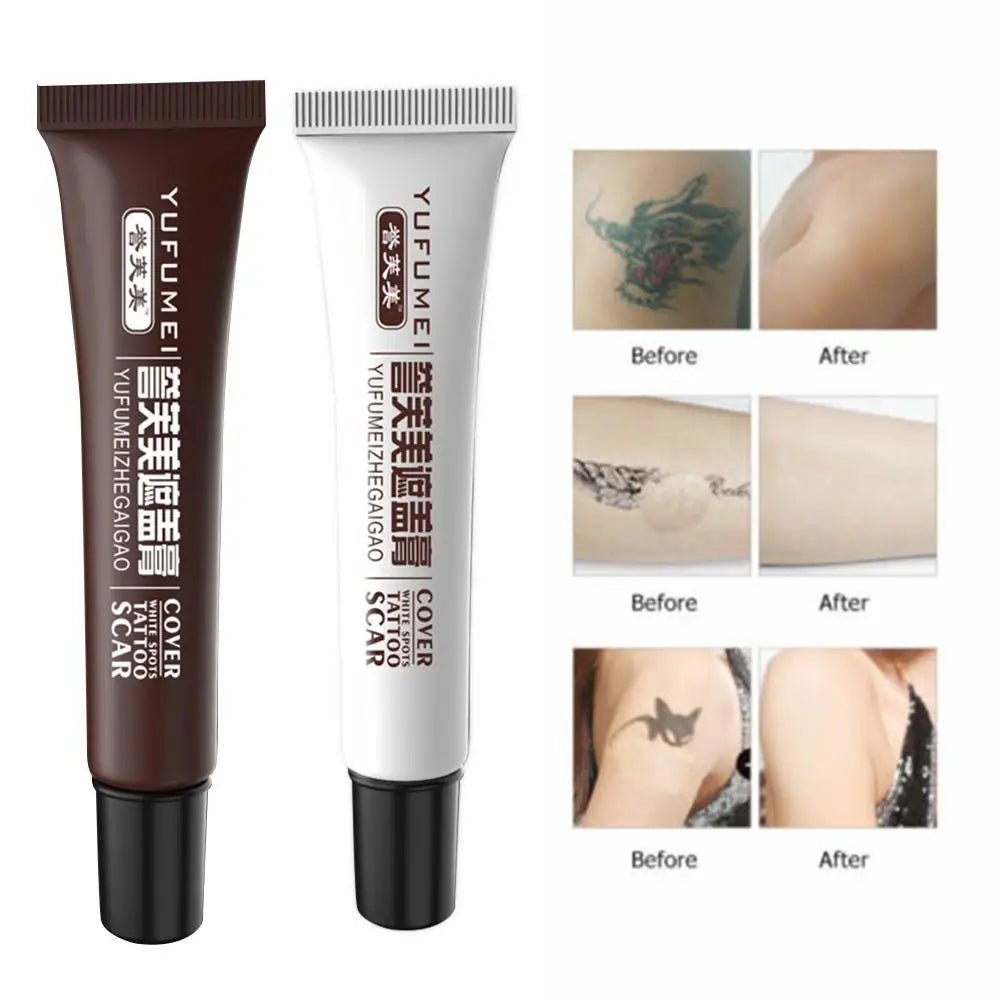 2pcs/Set Skin Concealar Stick Camouflage Make-Up Concealer For Tattoo, Scar And Birthmark Cover Up Tattoo Concealer Cream Qme