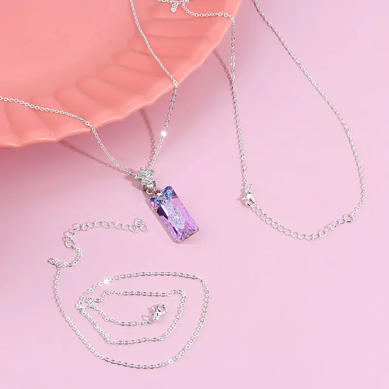45cm/18inch Women Necklace Fashion Jewelry Accessories Copper Aberdeen Box Chain White K Cross Chain For DIY Jewelry Necklace Qme
