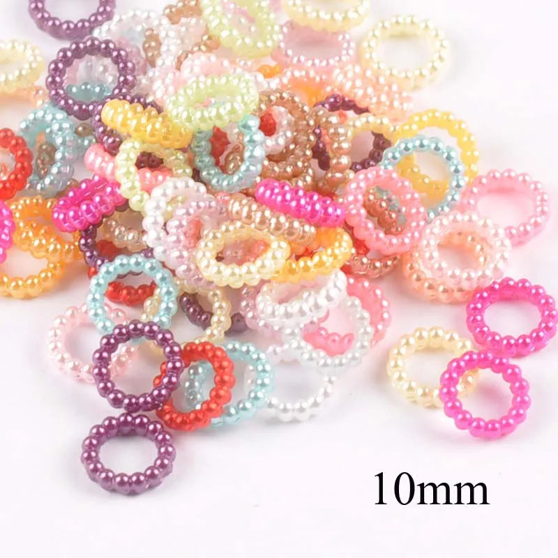 20- Mixed Round Flatback Resin Cabochons Embellishments Scrapbooking