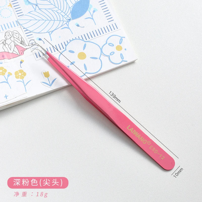 14 Designs Kawaii Cute Macarons Creative Stationery Tweezers DIY Washi Tape Stickers Gadget Multi-tool Tweezers Hand Account Qme 2 China Mainland