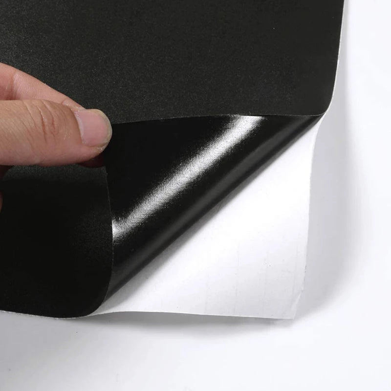 1 5 10m Self-adhesive Film Black Thickened Sticker Furniture Kitchen Qme