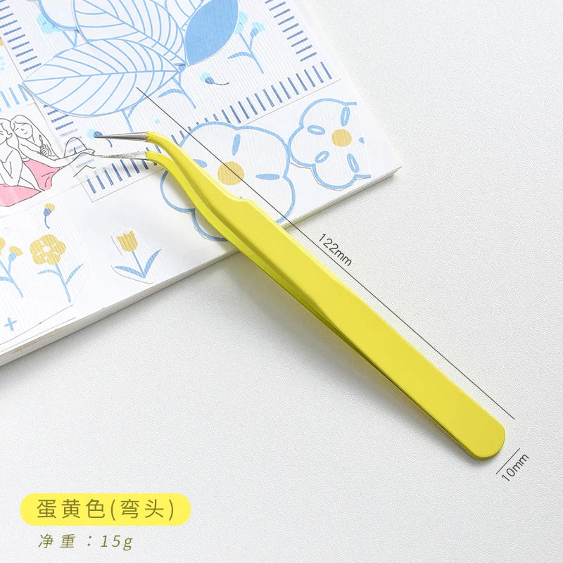14 Designs Kawaii Cute Macarons Creative Stationery Tweezers DIY Washi Tape Stickers Gadget Multi-tool Tweezers Hand Account Qme 12 China Mainland
