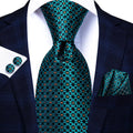 Business Black Solid Paisley Men's Tie Neck Strip Ties Men Formal