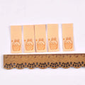50Pcs 1.5x4cm Multicolor cute cartoon embroidery Clothes Labels For Sewing Accessories Garment Care Bags Tags Handmade Crafts Qme 3