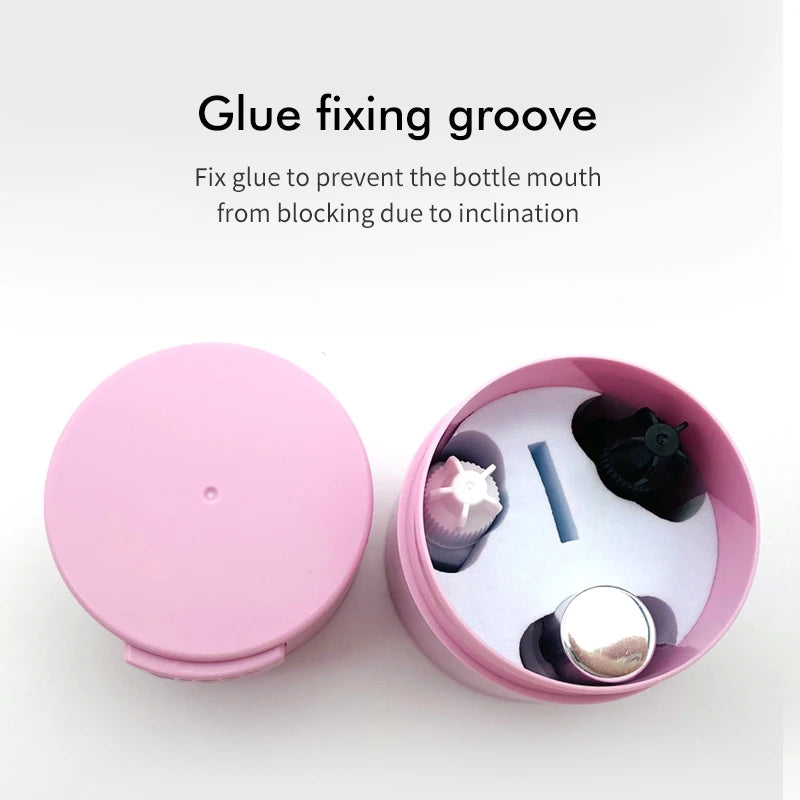 NATUHANA Eyelash Glue Storage Tank Sealed Adhesive Holder Container Qme
