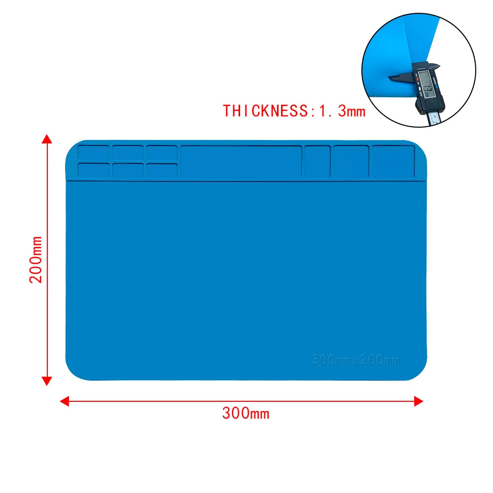Soldering Mat ESD Antistatic Heat Resistant Insulation Work Station Qme