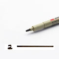 1/2/3pcs Pigma Micron Pen 003 005 01 02 03 04 05 08 1.0 2 3 Brush Art Sketch Marker Pen For Manga Soft Fineliner Drawing Qme 2