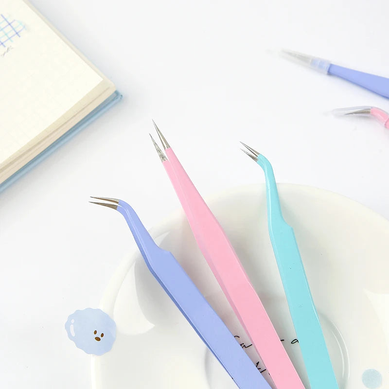 1pc/pack Kawaii Cute Macarons Creative Stationery Tool Tweezers for Scrapbooking Journals Utility Knife Kawaii Stationery Qme