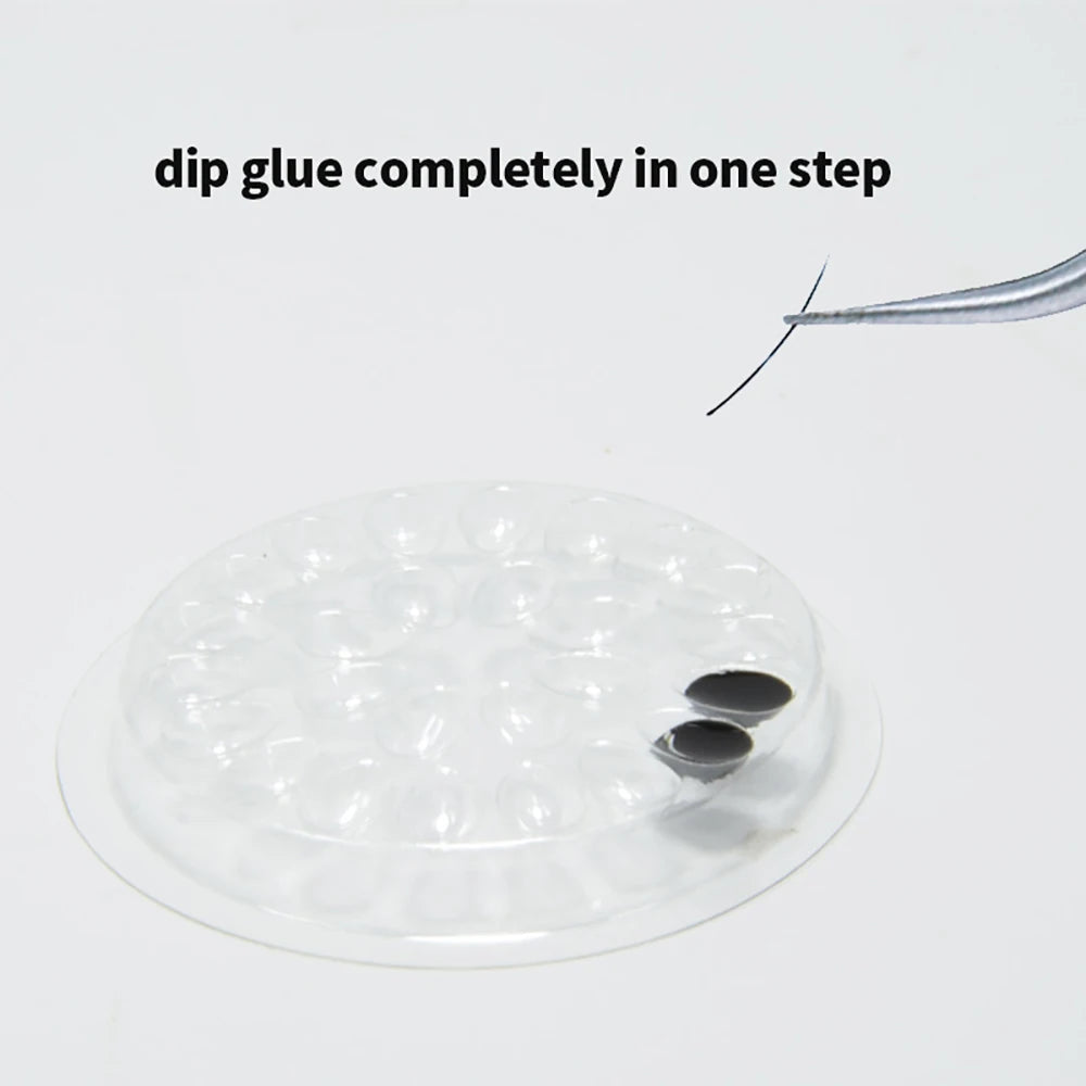 Glue Gasket Eyelash Holder Adhesive Pallet Extension Pads Stand Qme