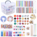 Resin Jewelry Making Kit Epoxy Resin Filling Material Set With Dried Flowers Glitter Powder For Resin Accessories Craft Supplies Qme set-2