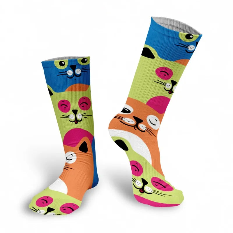 Fashion Cartoon Women's Breathable Socks Kawaii Bear Cute Animal Qme