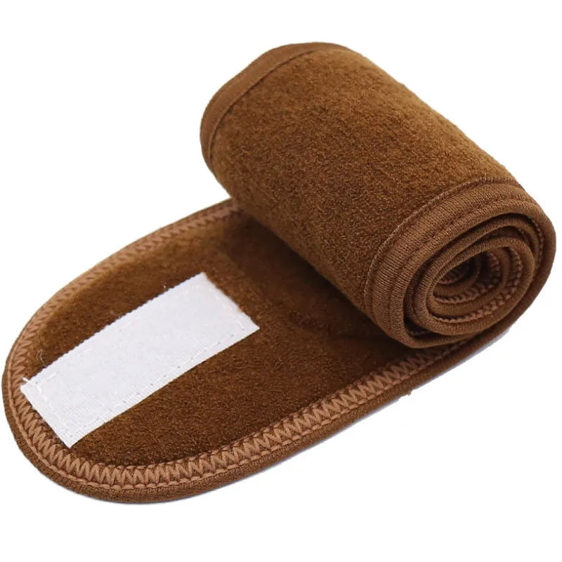 Head Bands Adjustable Wide Hairband Yoga Spa Bath Shower Makeup Wash Qme Coffee 60cm-8.5cm
