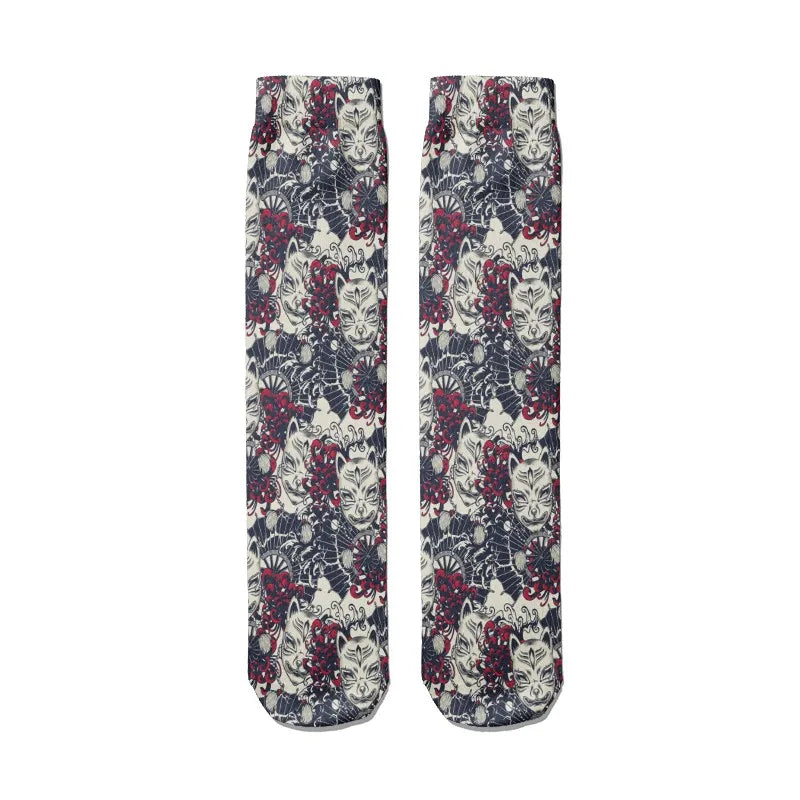 Sexy Socks Skull Pattern Creative Fashion Personalized Novelty Men Qme style6 One Size China Mainland