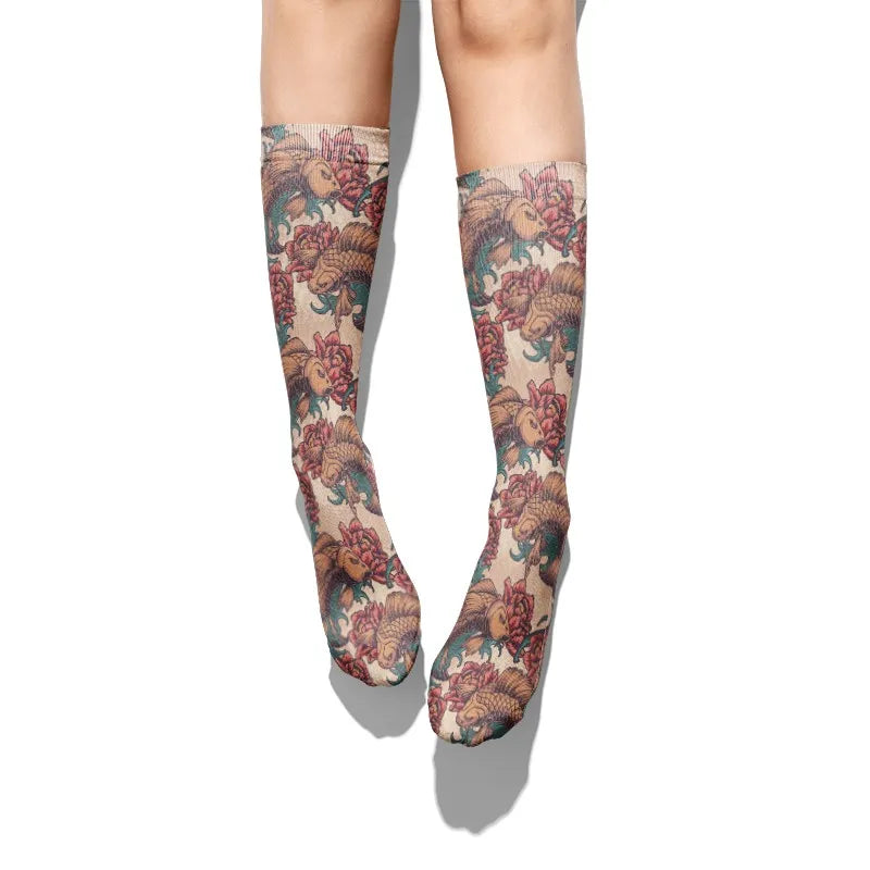 Sexy Socks Skull Pattern Creative Fashion Personalized Novelty Men Qme