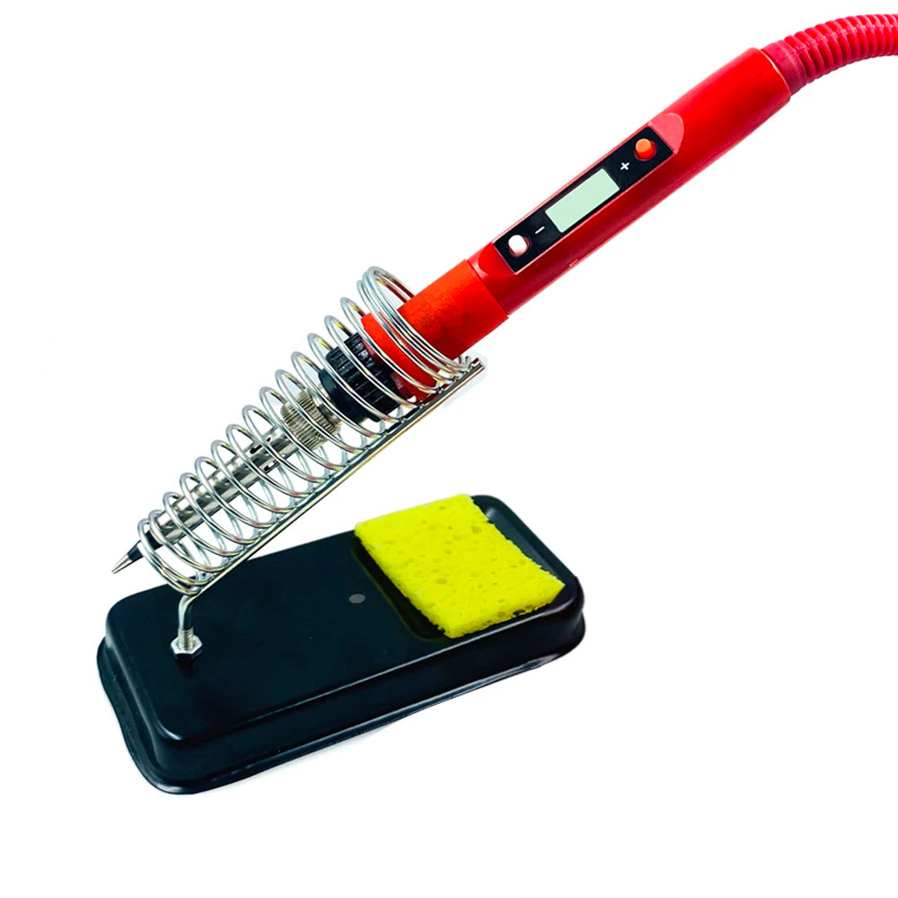 Soldering Iron Adjustable Temperature 80W LCD Solder Welding Tools Qme