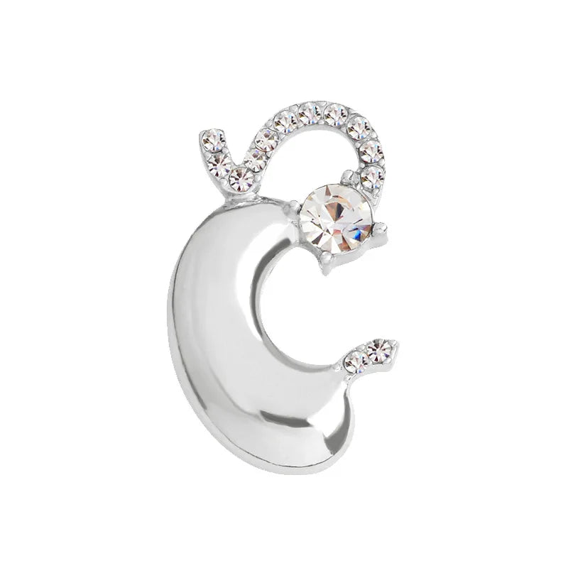 Medical Brooches Collection Crystal Uterus Microscope Scalpel Stomach