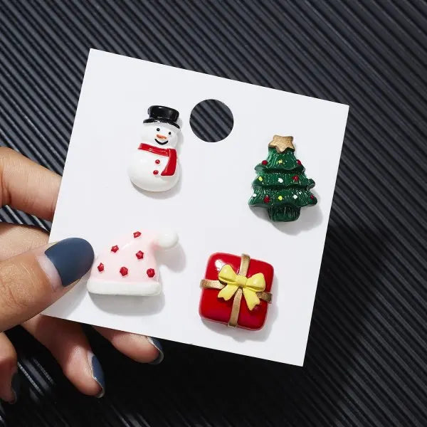 3pcs/set Merry Christmas Custom Brooches Christmas Socks Christmas Tree Elk Enamel Badge Brooch Women Fashion Party Jewelry Gift Qme style 10
