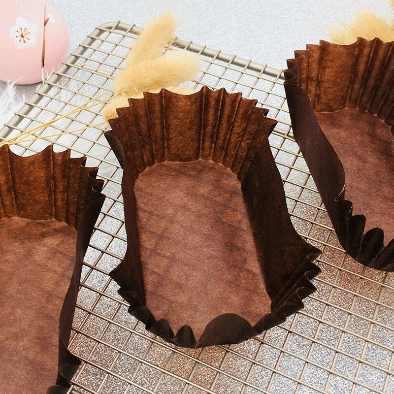 50Pcs Kitchen Cake Mold Bake Oil-proof Paper Muffin Paper Cups Cake Tray Party Baking Decoration Tools Cupcake Wrapper c2665 Qme