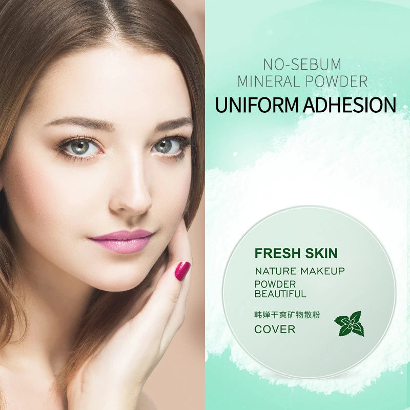Makeup Matte Loose Powder Oil Control Soft Light Silk Face Concealer Skin Finish Powder Translucent Foundation Qme