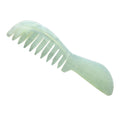 Natural Jade Stone Massage Comb Jade Scraping Comb Massage Head Soothing Nerve Jade Massage Comb Hair Care Tools Random Color Qme Random Color United States