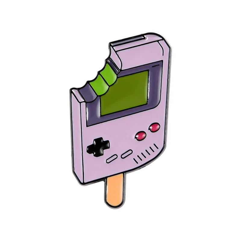Fun Retro Arcade Game Enamel Pins Collections Cartoon 90s Gamepad Jewelry Brooch Denim Shirt Collar Badge Bag Lapel Friends Gift Qme 13
