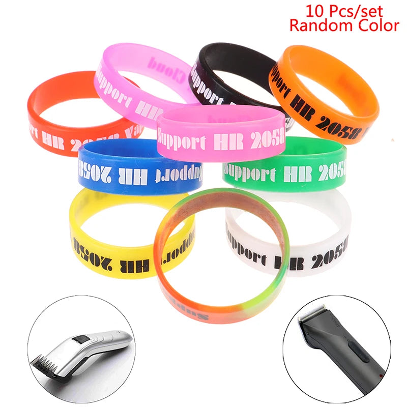 Colorful Hair Clipper Trimmer Grip Anti Slip Design Rubber Sleeve Qme