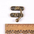 Antique Silver Bronze Vintage Lock Hasp Jewelry Wooden Box Latch Clasp Purse Locks Furniture Hardware Padlock 5 designs c2148 Qme 1