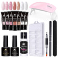 UV Nail Gel Extension Manicure File Brush Cleaner Base Glue Sealing Qme 15pcs set China Mainland