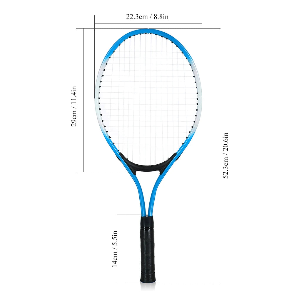Set of 2 Kid's Tennis Racket For Tennis Racket Training Carbon Fiber Top Steel Material Tennis String With Free Tennis Ball Qme
