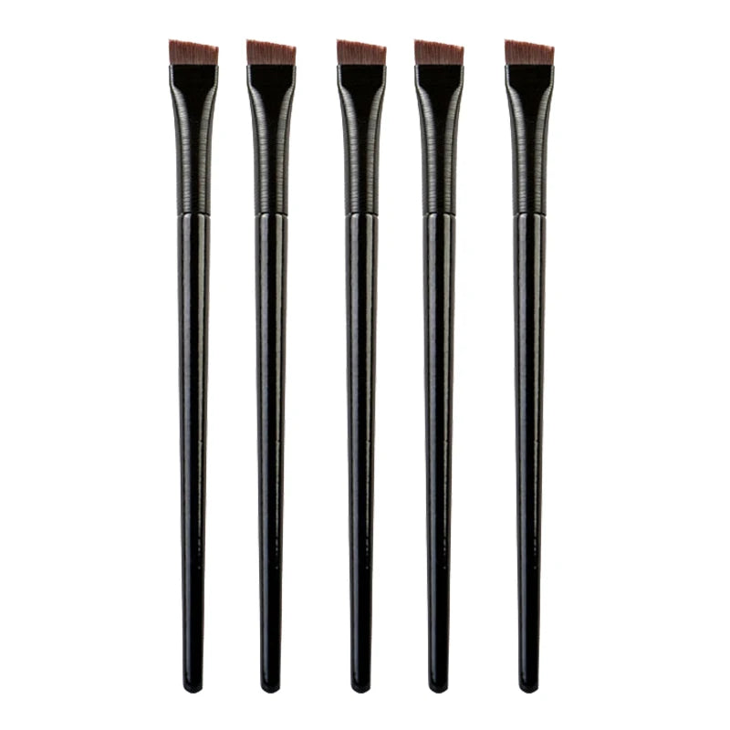 Thin Eyeliner Makeup Brush Set Fine Liner Brushes Professional Angled A101 Eyebrow Brush High Quality Brow Contour Makeup Tool Qme