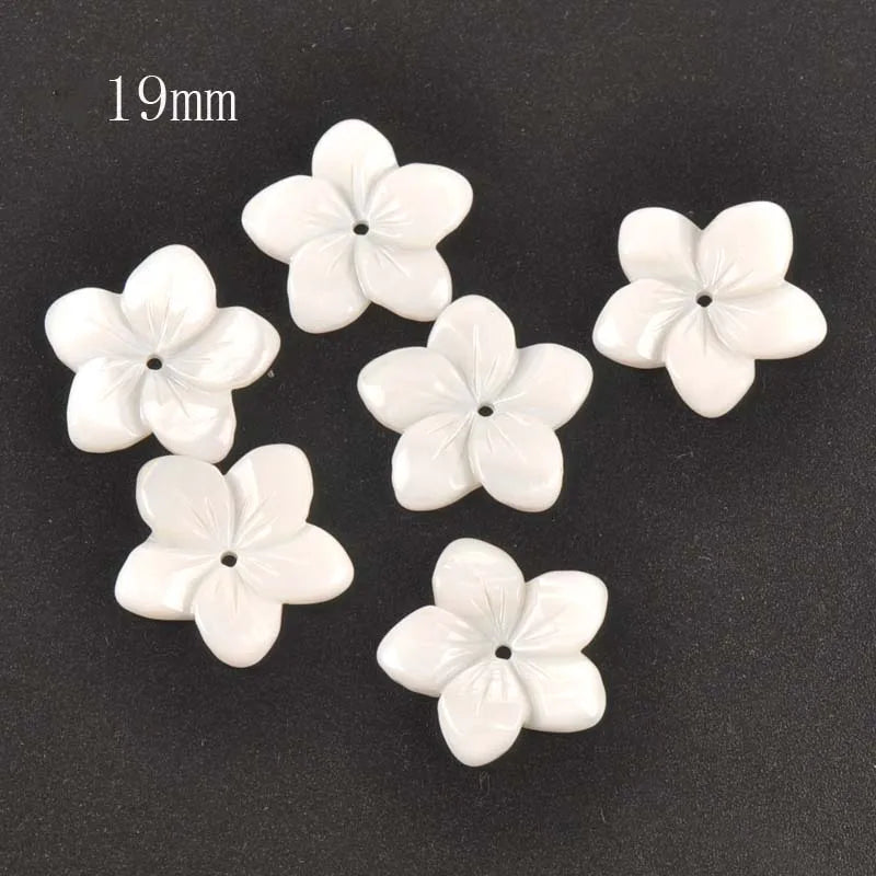 Flower Texture Curved Natural Shells Beads Mother Of Pearl For Jewelry Making Earring Accessories Diy Crafts 5Pcs 8-20mm tr0391 Qme 7
