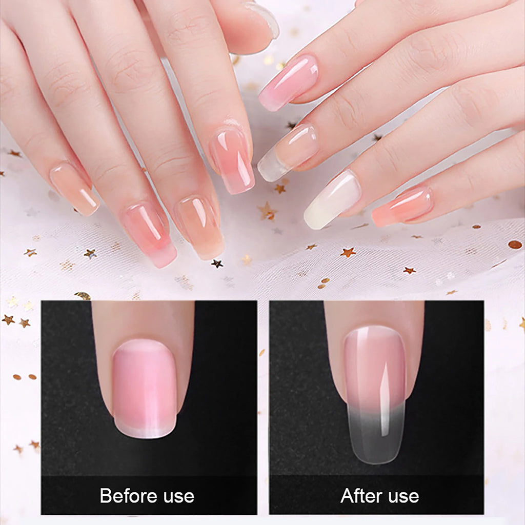 UV Nail Gel Extension Manicure File Brush Cleaner Base Glue Sealing Qme