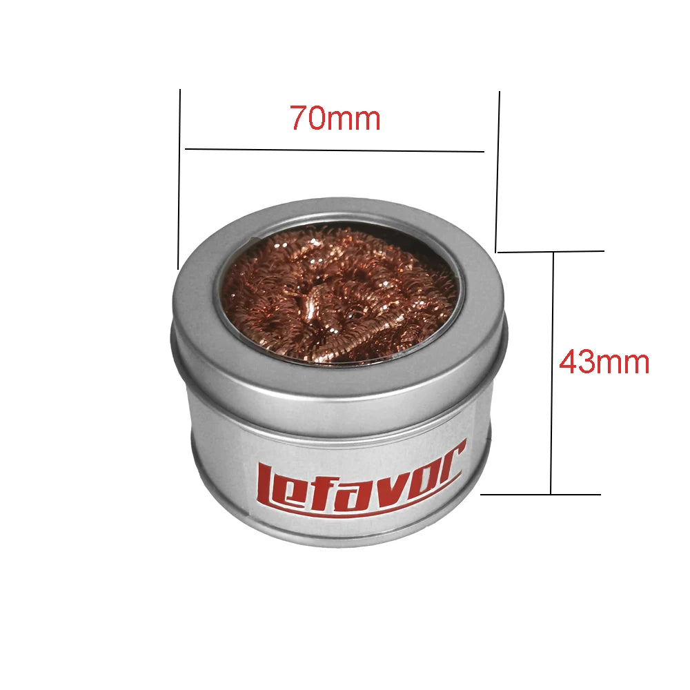 Cleaning Ball Desoldering Soldering Iron Mesh Filter Nozzle Tip Qme
