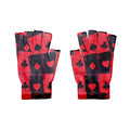 Good Knitted Half Finger Gloves 9 Styles Pattern 3D Print Cycling Qme style1 One Size China Mainland