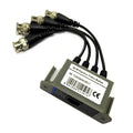 ESCAM 4CH HD Passive Video Balun Transceiver BNC To UTP RJ45 CCTV Via Twisted Pairs for AHD TVI CVI Camera DVR CCTV System Qme Silver
