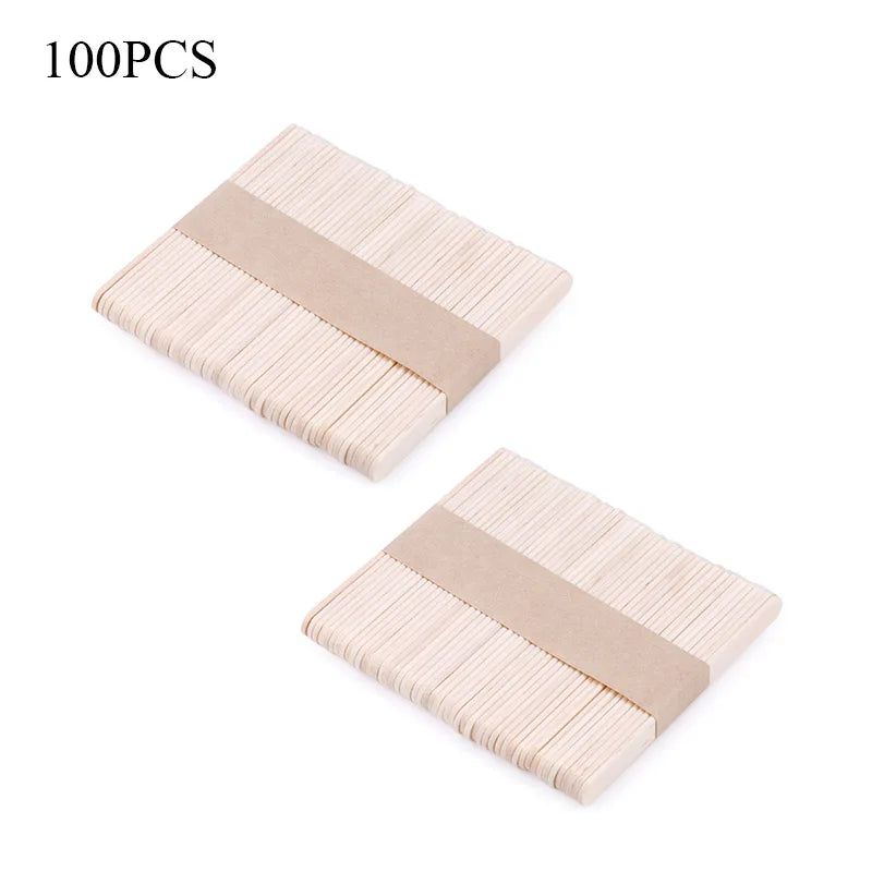 Epoxy Resin Tools Easy Jewelry Making Tools Silicone Workbenches Plastic Beaker Drilling Bits Sticks Disposable Cup Dispenser Qme wood sticks-100pcs