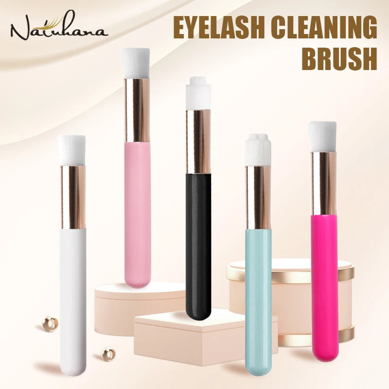 Eyelash Cleaning Brush Lash Extension Cleaner Tool Soft Bristles Qme