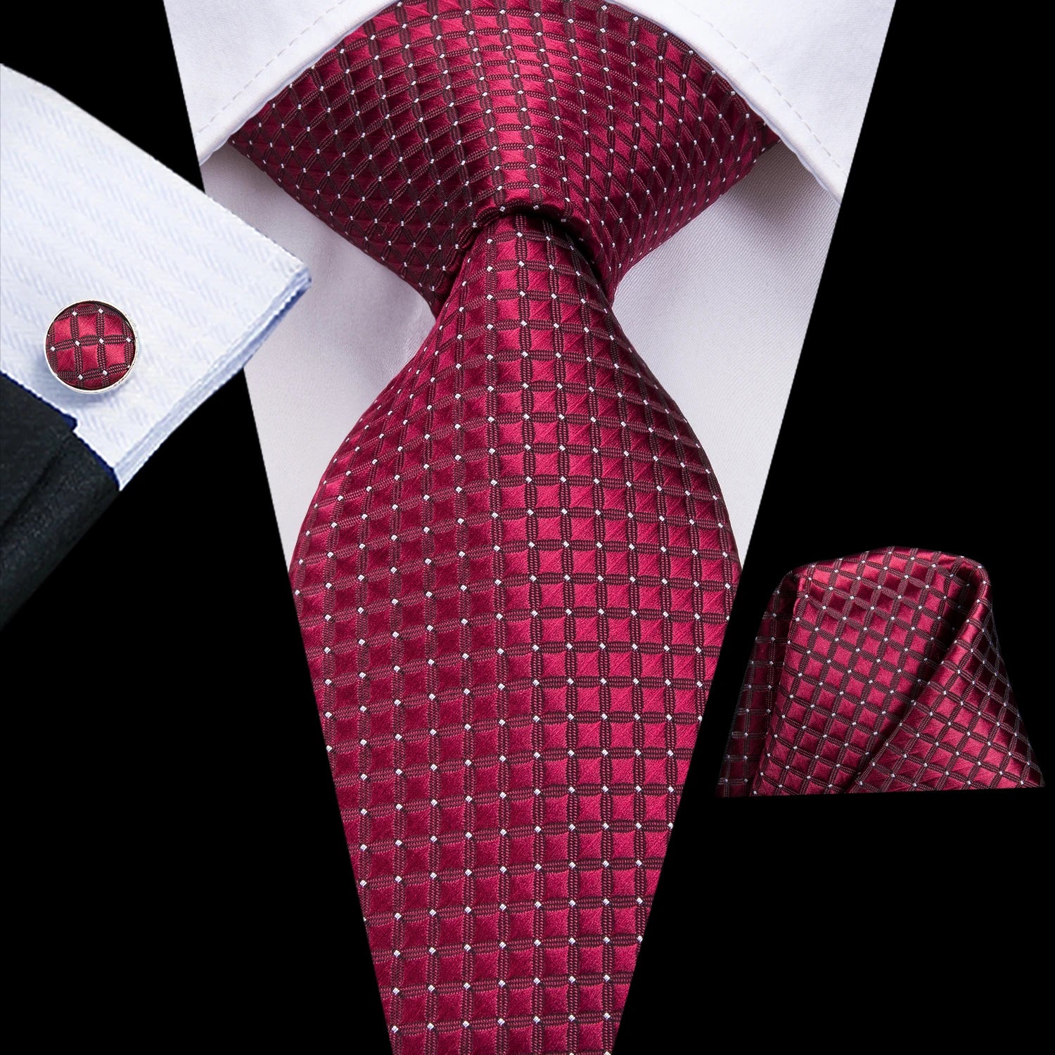 Mens Tie Red Wine Burgundy Paisley Wedding Floral Maroon Necktie Men Qme C-3166