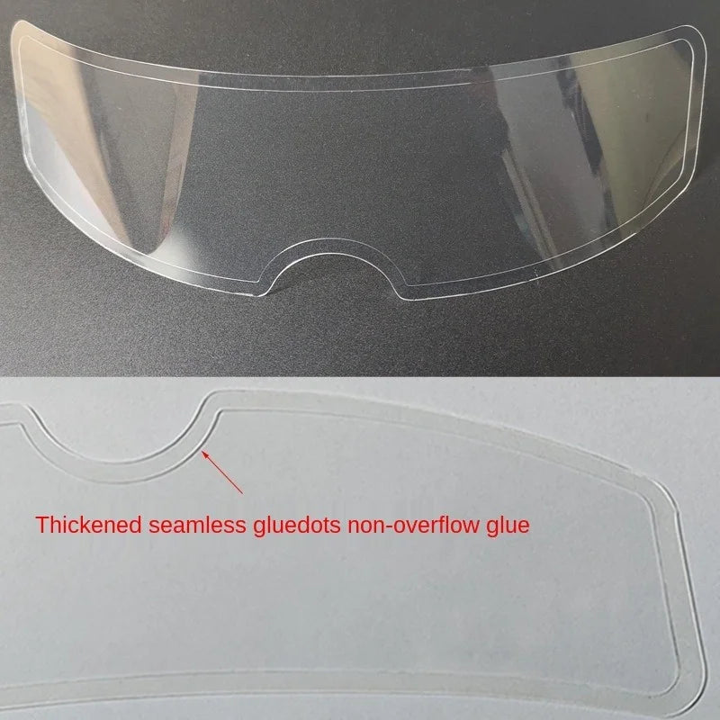 Universal Anti-fog Patch Visor Lens for Motorcycle Full Open Face Helmet Lens Anti-fog Film Moto Lens Antifog Film Qme