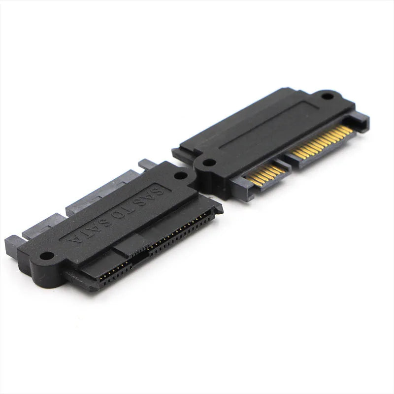 2pcs SAS Hard Disk Connected To Motherboard SATA SFF-8482 SAS To SATA Adapter Supports Up To 6GB SATA3 Mode Qme