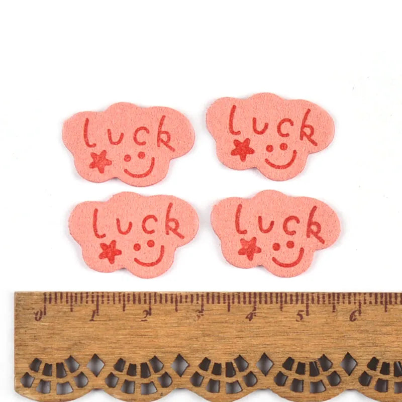 20Pcs Colorful Cloud Embossed Flannelette Labels Tags For Sewing Accessories Bags Garment DIY Clothing Handmade Supplies c3211 Qme 1