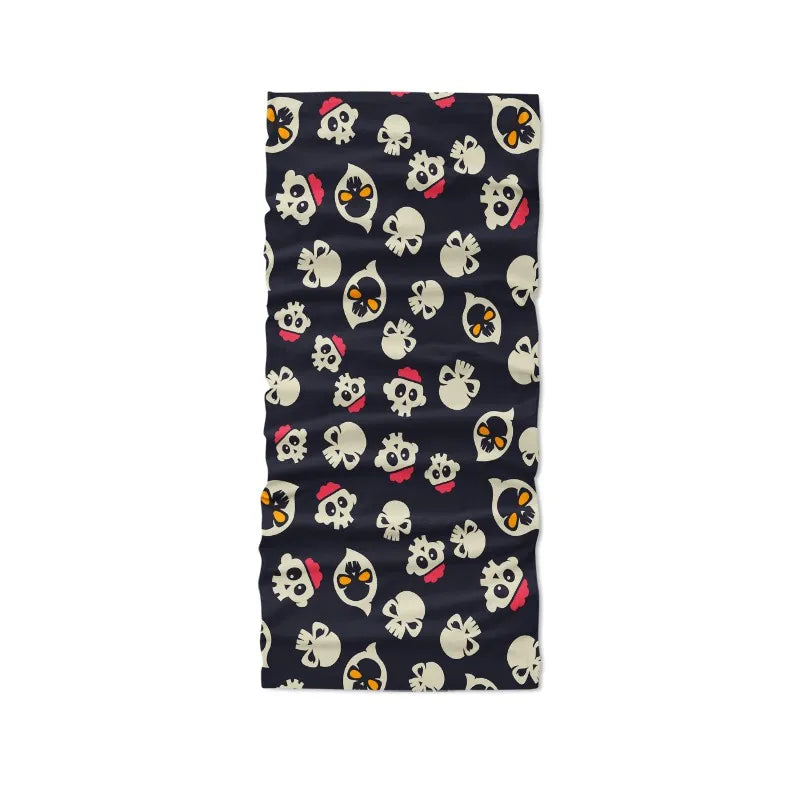 Cool 3D Skull Faces Scarf Women Turban Magic Scarves Outdoor Anti-UV Qme style7 One Size China Mainland
